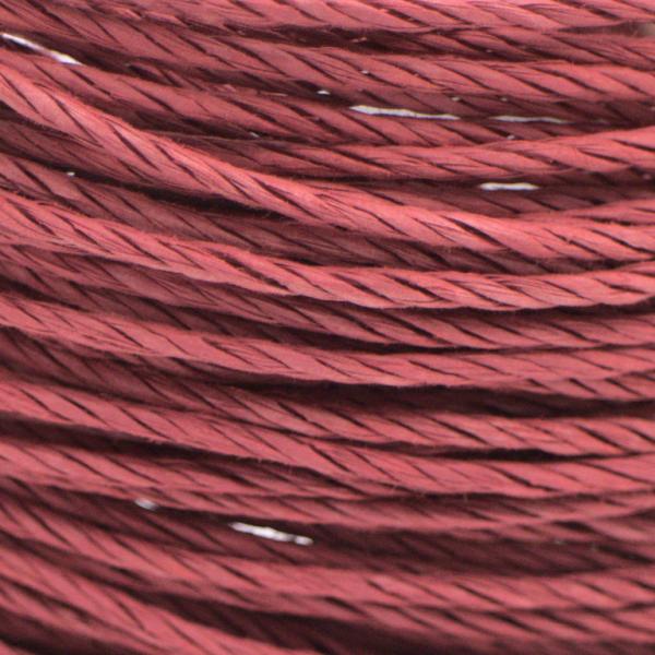 plied paperyarn thin wine red